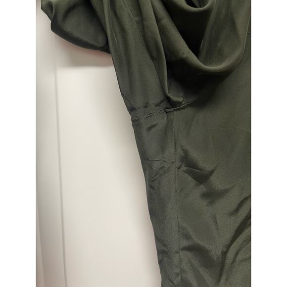 ATM Anthony Thomas Meelillio Silk Jogger Pants dark green size XS - Picture 4 of 6